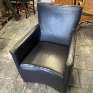 Leren fauteuil / Stoel H93xB58x70cm